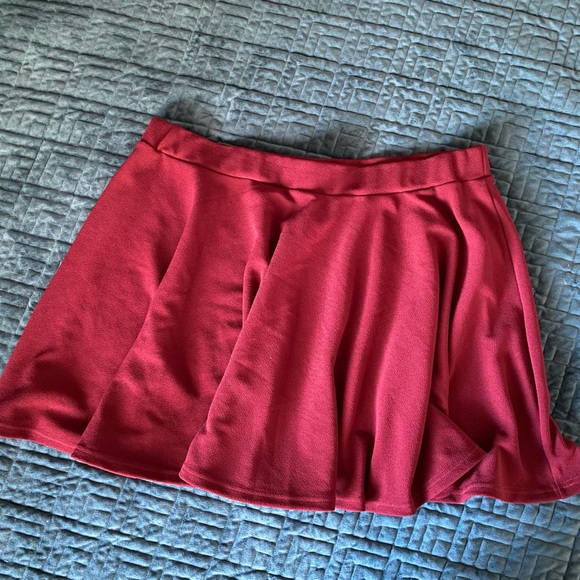 Romwe High Waist Skirt - Flared, A-Line, Mini, Circle, Skater - Picture 2 of 10